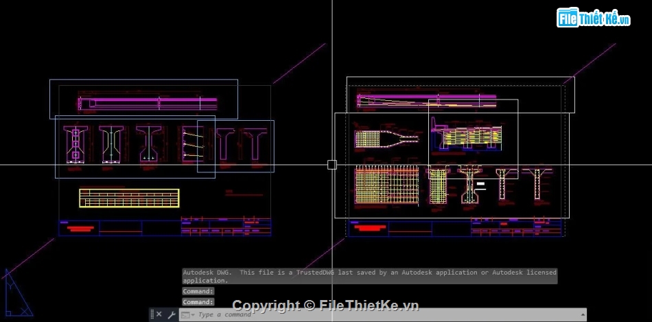 Bản vẽ cầu dầm,bản vẽ cầu liền,cầu liền
