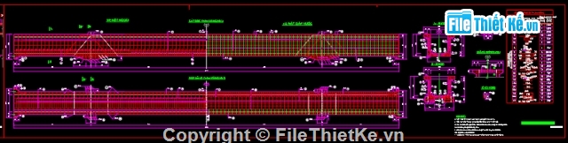 bản vẽ cầu máng BTCT,cầu máng bê tông cốt thép,cầu máng 160m nhip 20m,bản vẽ cầu