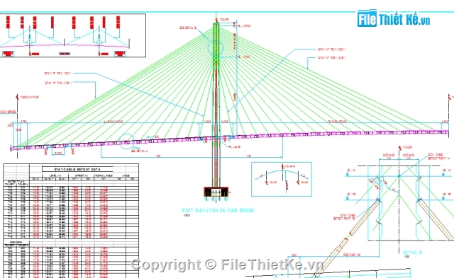 Bản vẽ,cầu Phú Mỹ,bản vẽ cầu Phú Mỹ