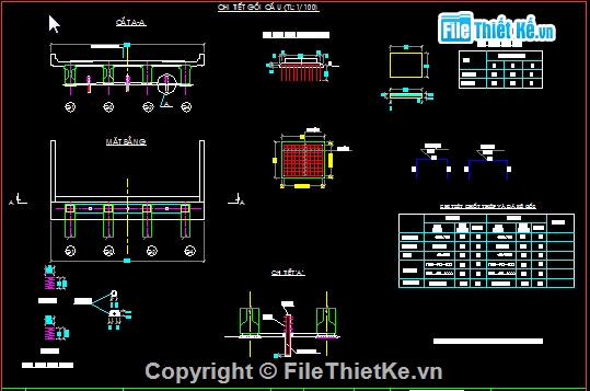 Bản vẽ,Bản vẽ dầm I,cầu dầm I,Bản vẽ cầu Tà Sỏi,cầu Tà Sỏi - Km96+720,1 nhịp dầm I 20.7m