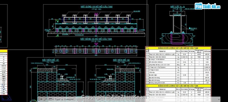 cầu dầm,cầu tạm,bản vẽ cầu tạm