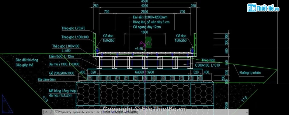 cầu dầm,cầu tạm,bản vẽ cầu tạm