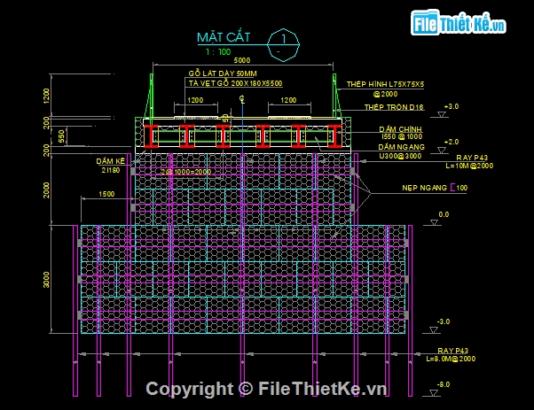 thi công cầu,cầu tạm,Bản vẽ thi công,phục vụ thi công,cầu tạm bằng thép