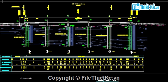 thi công cầu,cầu tạm,Bản vẽ thi công,phục vụ thi công,cầu tạm bằng thép