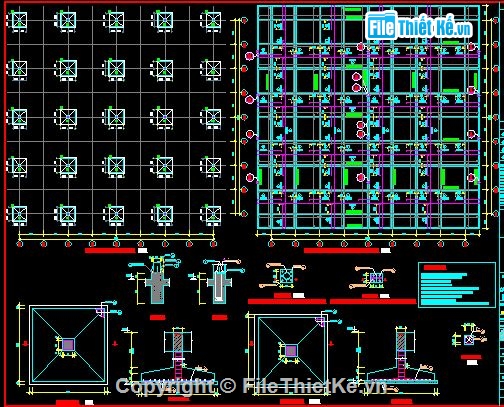 Bản vẽ cấu tạo cột cờ + hồ phun nước chi tiết Bản Vẽ Cấu Tạo Cột Cờ + Hồ Phun Nước Chi Tiết