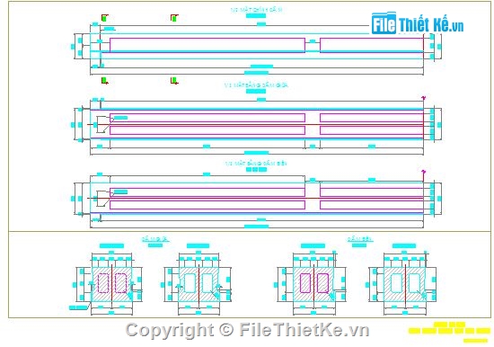 Bản vẽ bản lắp ghép nhịp L,Bản vẽ dầm,các loại dầm,cấu tạo dầm bản,bản vẽ dầm bản,thiết kế cầu dầm L