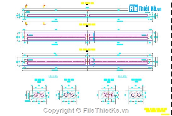 Bản vẽ bản lắp ghép nhịp L,Bản vẽ dầm,các loại dầm,cấu tạo dầm bản,bản vẽ dầm bản,thiết kế cầu dầm L