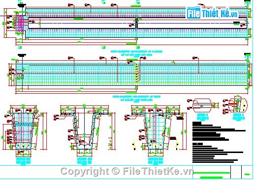 bản vẽ dầm bản,Bản vẽ dầm T,dam super T,cau tao dam super T