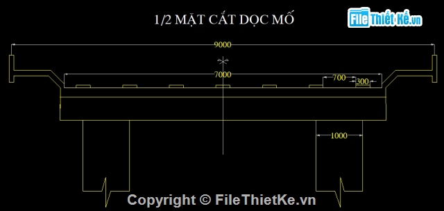 bản vẽ mố vùi,mố vùi,mố vùi tường dọc,bản vẽ mố trụ cầu,mố chân dê,mố vùi bê tông cốt thép