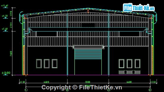 xưởng công nghiệp,nhà xưởng,bản vẽ nhà công nghiệp,kết cấu nhà công nghiệp