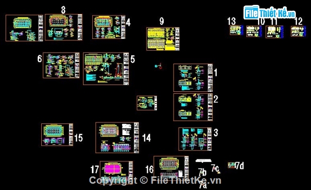 Bản vẽ cad thi công cầu,biện pháp thi công trụ cầu,biện pháp thi công thùng chụp,Bản vẽ cấu tạo thùng chụp