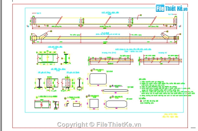 Bản vẽ,hạng mục cầu,cầu treo,cầu treo dây võng dài 100m,nhịp chính 10+10m