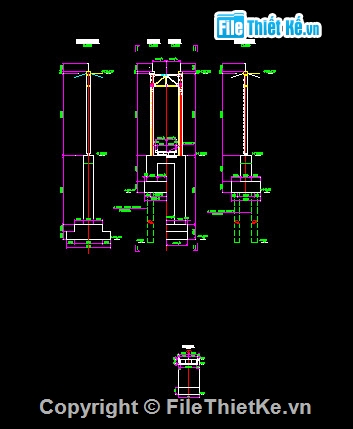 Bản vẽ,hạng mục cầu,cầu treo