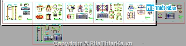 Bản vẽ,hạng mục cầu,cầu treo