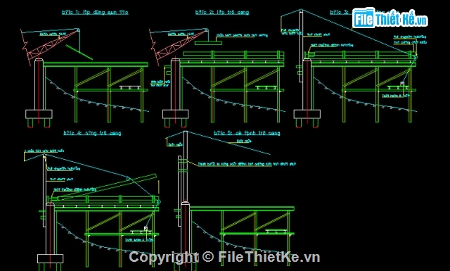 Bản vẽ,hạng mục cầu,cầu treo