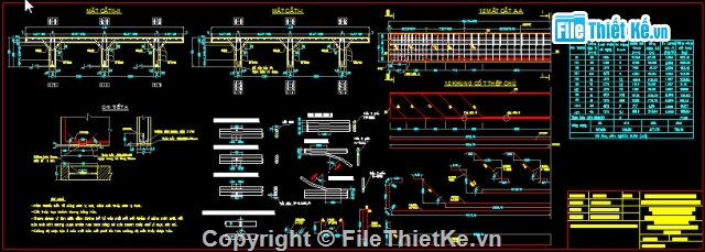 thiết kế cầu,Bản vẽ dầm T,Cầu 1 nhịp dầm T 9m,Bản vẽ cầu Xốp Xăng 2