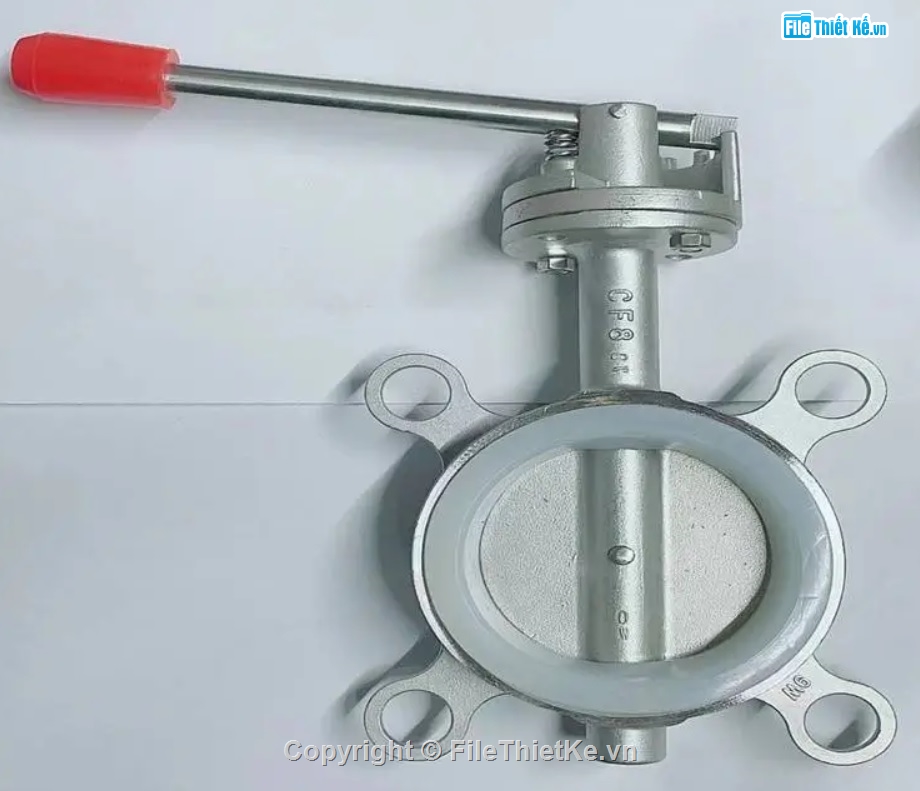 Bản vẽ,chế tạo,van bướm,van dn 80