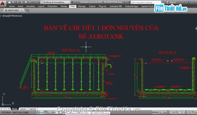 bể AEROTANK,xử lý nước thải,hệ thống xử lý nước thải