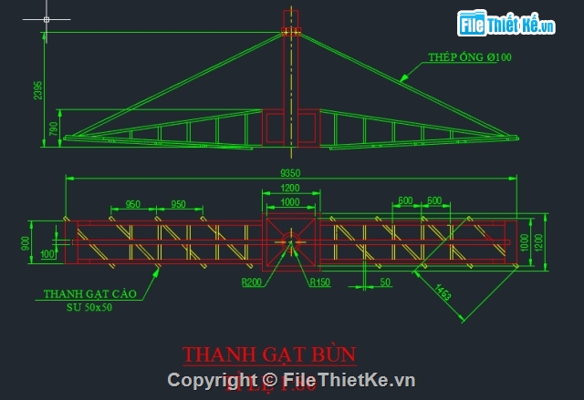 bể lắng ly tâm,hệ thống nước thải,bản vẽ hệ thống nước thải