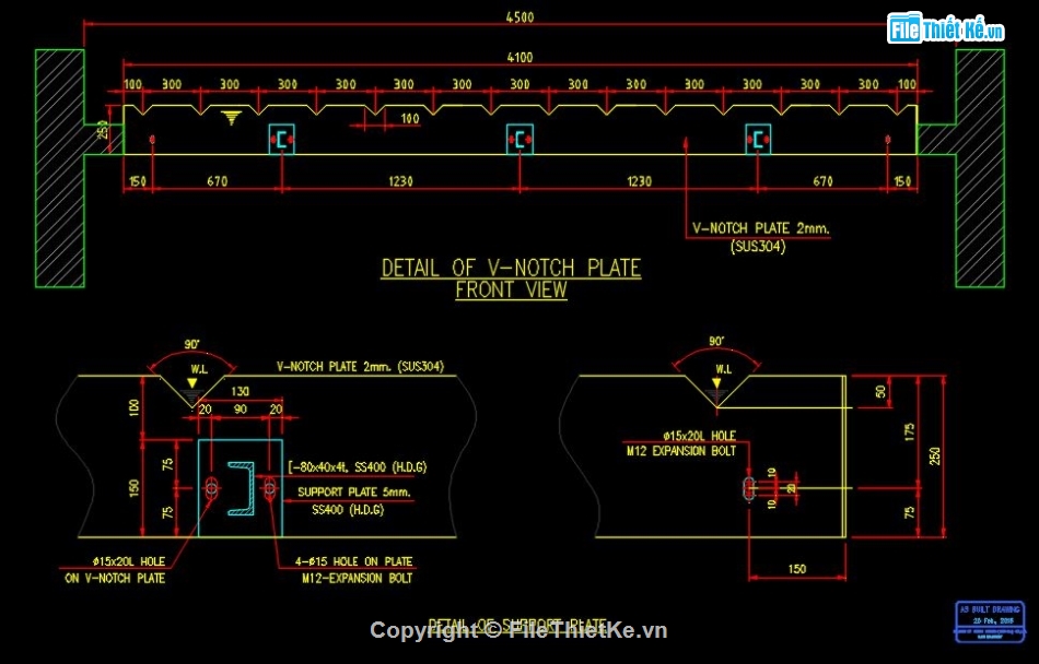 Bể Lắng Ly Tâm,Bản Vẽ Chi Tiết Bể Lắng Ly Tâm,file cad bể lắng ly tâm,thiết kế bể lắng tâm L4.5