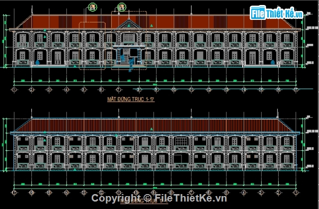 Bản vẽ,Bản vẽ chi tiết,trường mầm non 2 tầng,mầm non 2 tầng,2 tầng,bản vẽ thiết kế trường mầm non