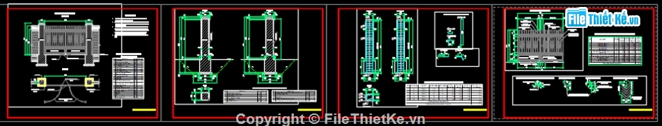 bản vẽ cổng sắt,bản vẽ cổng 2 cánh,bản vẽ cổng đẩy,cổng cự mã,cổng tường rào,cổng cơ quan