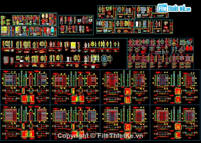 bản vẽ mẫu cửa,chi tiết cửa,mẫu bản vẽ