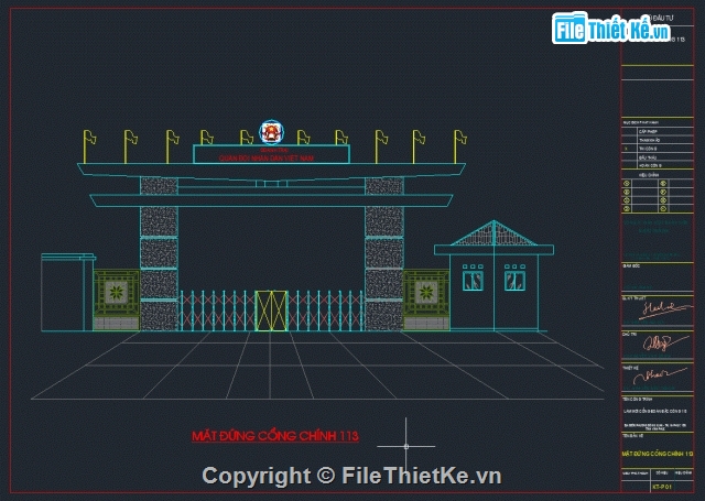 Bản vẽ,cổng,Bản vẽ cổng làng,chi tiết cổng xếp,Bản vẽ full,doanh trại