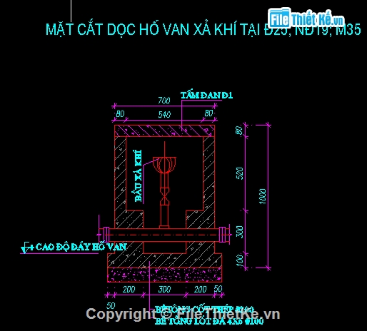 Bản vẽ chi tiết,chi tiết ban công,nuoc sach,cau tao van lang,cau tạo van xa