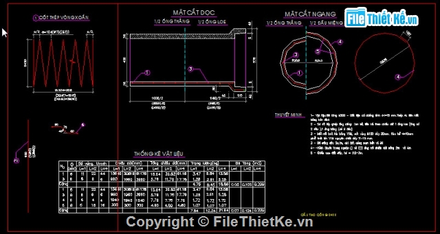 Bản vẽ,Bản vẽ cống tròn BTCT,thép