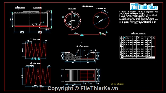 Bản vẽ,Bản vẽ chi tiết,cống tròn BTCT