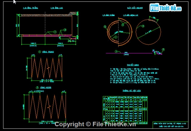 Bản vẽ,Bản vẽ chi tiết,cống tròn BTCT