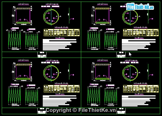 Bản vẽ,Bản vẽ chi tiết,cống tròn BTCT