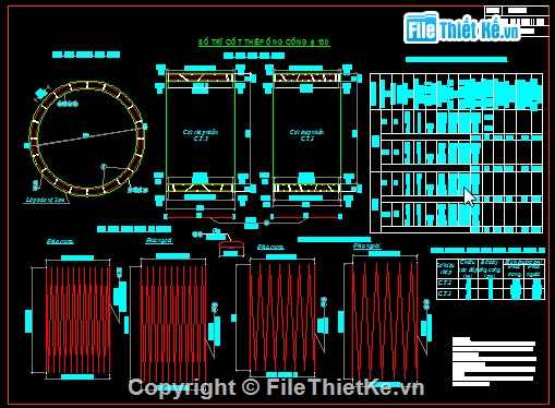 Bản vẽ,Bản vẽ chi tiết,cống tròn