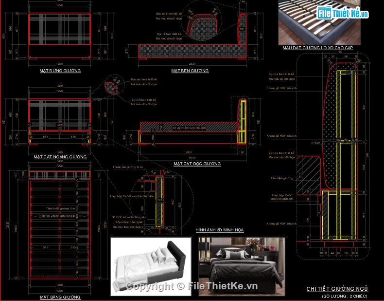 Autocad bản vẽ giường ngủ,Bản vẽ giường ngủ,Chi tiết bản vẽ giường ngủ,Cad bản vẽ giường ngủ