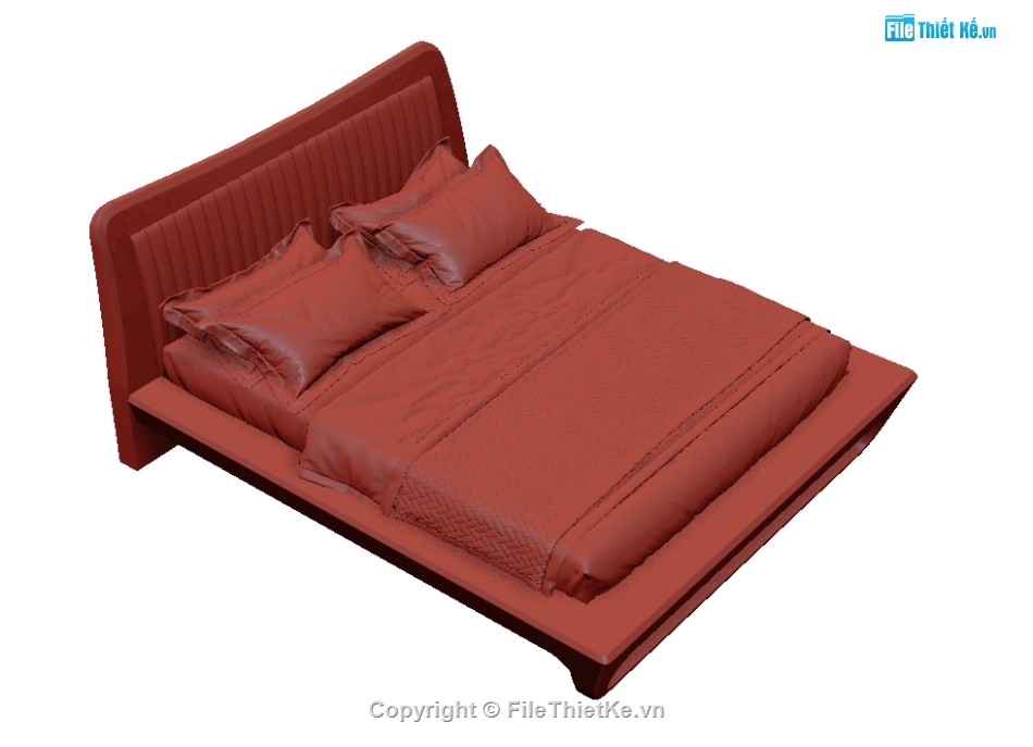 cad gỗ óc chó,giường 3D,chi tiết giường,giường gỗ óc chó,cad giường gỗ
