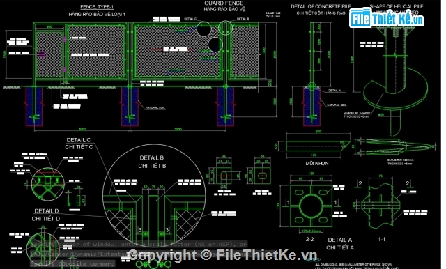 Bản vẽ chi tiết,hàng rào,đường cao tốc,an toàn giao thông,hàng rào thép