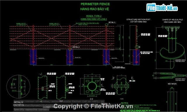 Bản vẽ chi tiết,hàng rào,đường cao tốc,an toàn giao thông,hàng rào thép