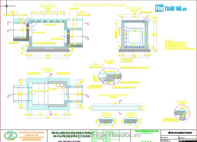 chi tiết kỹ thuật,hào kỹ thuật,Bản vẽ kĩ thuật,Dự Án đại lộ Đông Tây