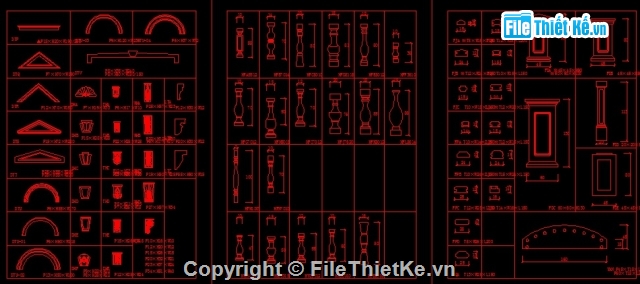 bản vẽ chi tiết hoa văn phù điêu đẹp,bản vẽ hoa văn phù điêu,bản vẽ cad hoa văn phù điêu