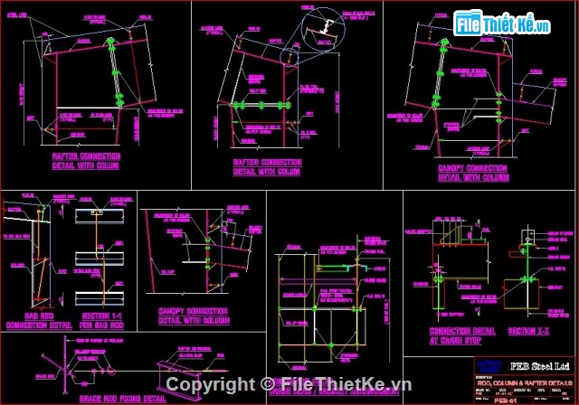 Bản vẽ dầm,bản vẽ xây dựng kèo,chi tiết khung kèo,dầm nhà xưởng