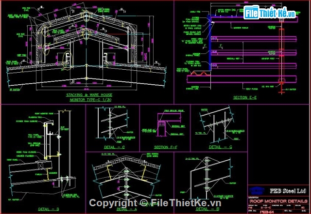 Bản vẽ dầm,bản vẽ xây dựng kèo,chi tiết khung kèo,dầm nhà xưởng