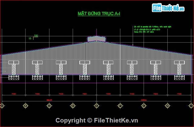 Bản vẽ dầm,kết cấu thép,khung thép zamil,Chi tiết khung kèo Zamil,nhà máy gạch nhẹ AAC