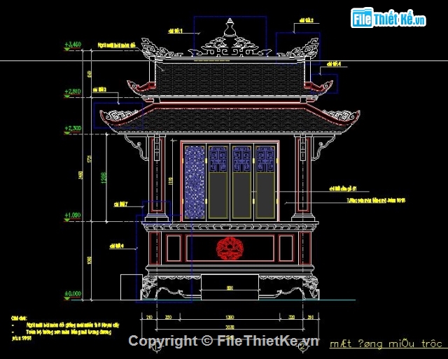 Bản vẽ,Bản vẽ chi tiết,chi tiết cổ,miếu mạo,nhà thờ