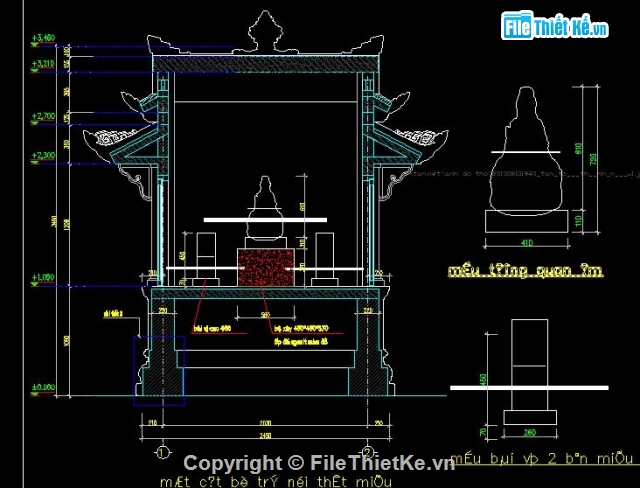 Bản vẽ,Bản vẽ chi tiết,chi tiết cổ,miếu mạo,nhà thờ