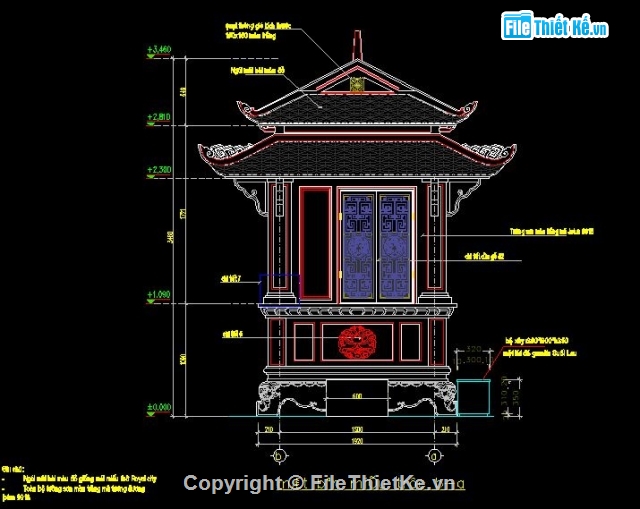 Bản vẽ,Bản vẽ chi tiết,chi tiết cổ,miếu mạo,nhà thờ