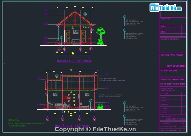 nhà cấp 4,nhà cấp 4 đẹp,biệt thự 1 tầng,nhà cấp 4 nông thôn,bản vẽ chi tiết nhà cấp 4