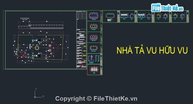 nhà tả vu,hữu vu,nhà bia đền thờ