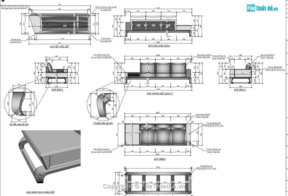 Bản vẽ chi tiết,chi tiết thi công,ghế sofa gỗ,sofa gỗ óc chó,ghế sofa chân cong