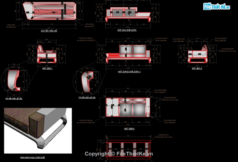 Bản vẽ chi tiết,chi tiết thi công,ghế sofa gỗ,sofa gỗ óc chó,ghế sofa chân cong